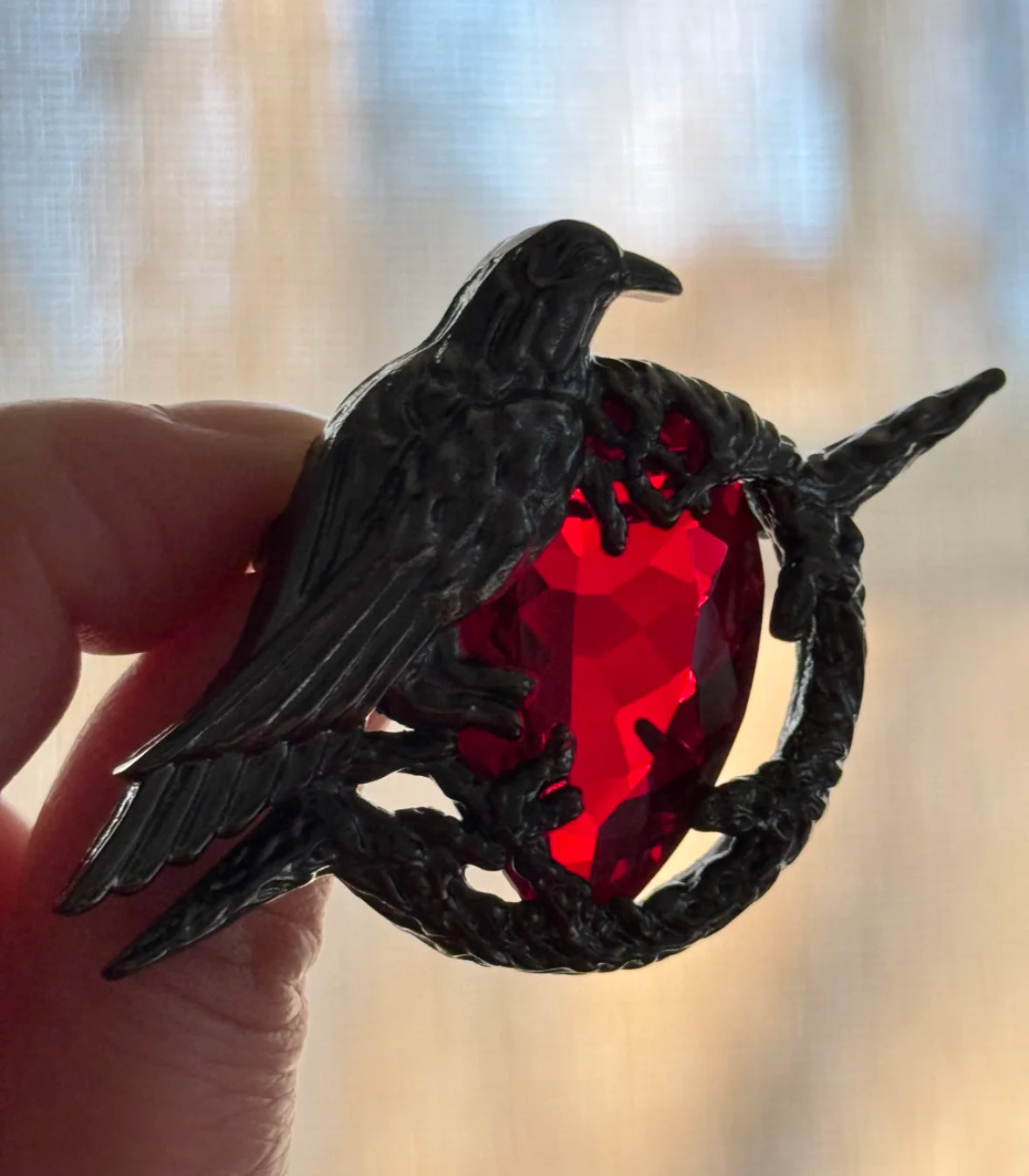 Sylus Ruby Brooch