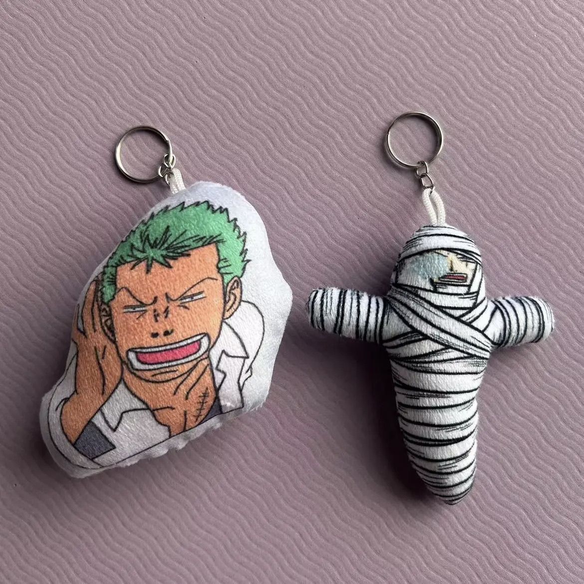 One Piece Luffy & Zoro Sound Keychain