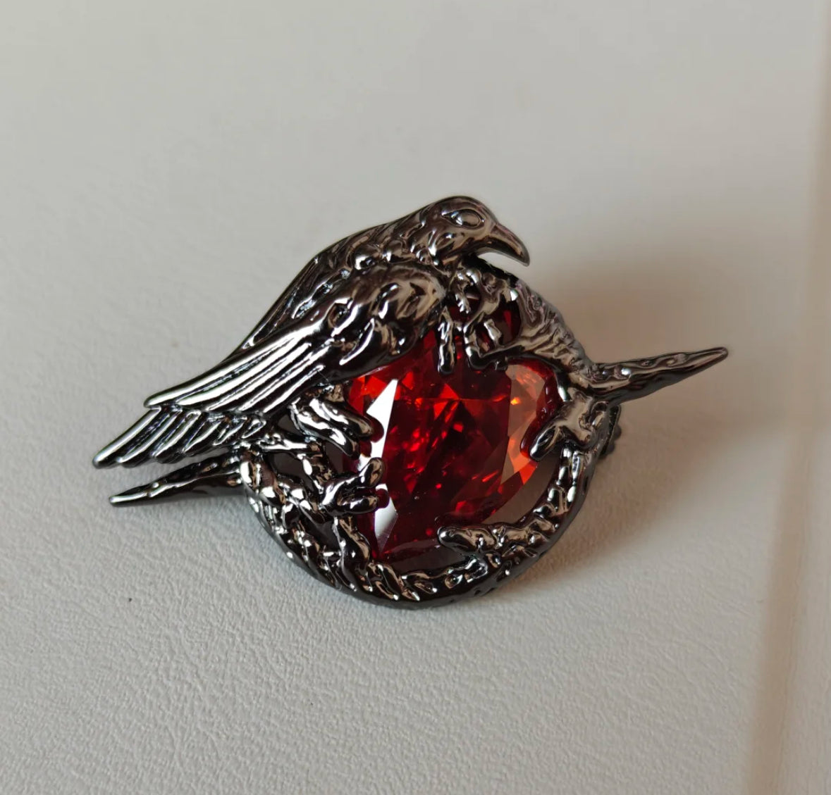 Sylus Ruby Brooch