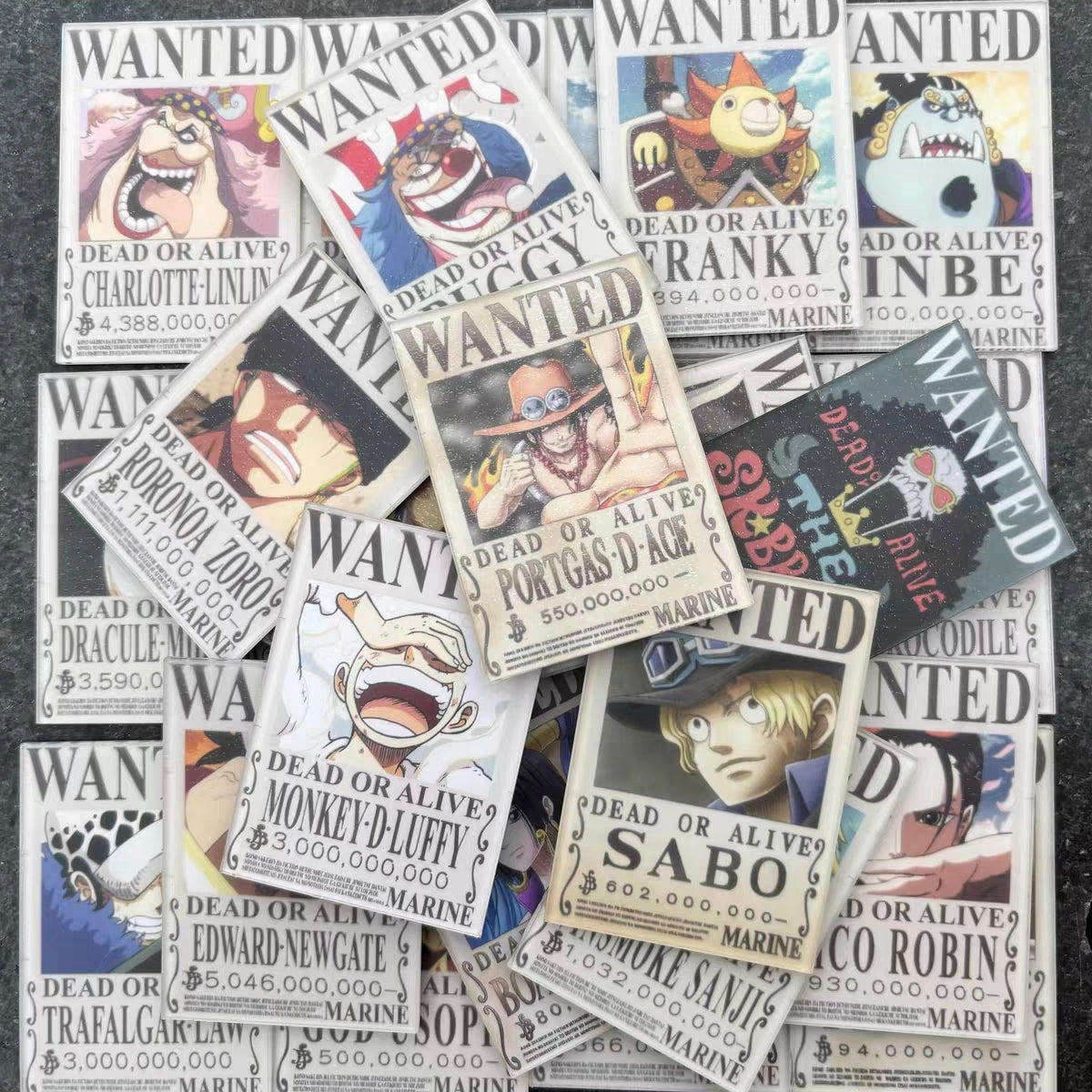 One Piece Wanted Poster Fridge Magnet