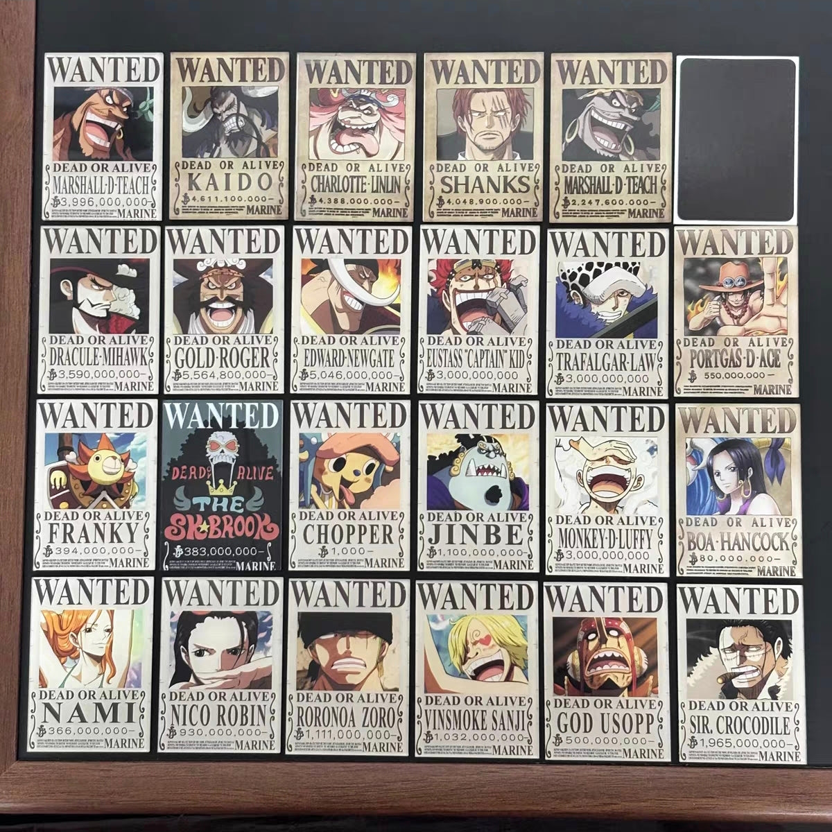 One Piece Wanted Poster Fridge Magnet