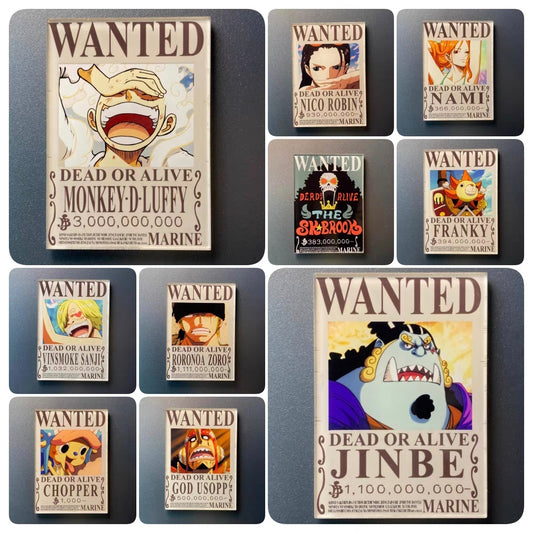 One Piece Wanted Poster Fridge Magnet