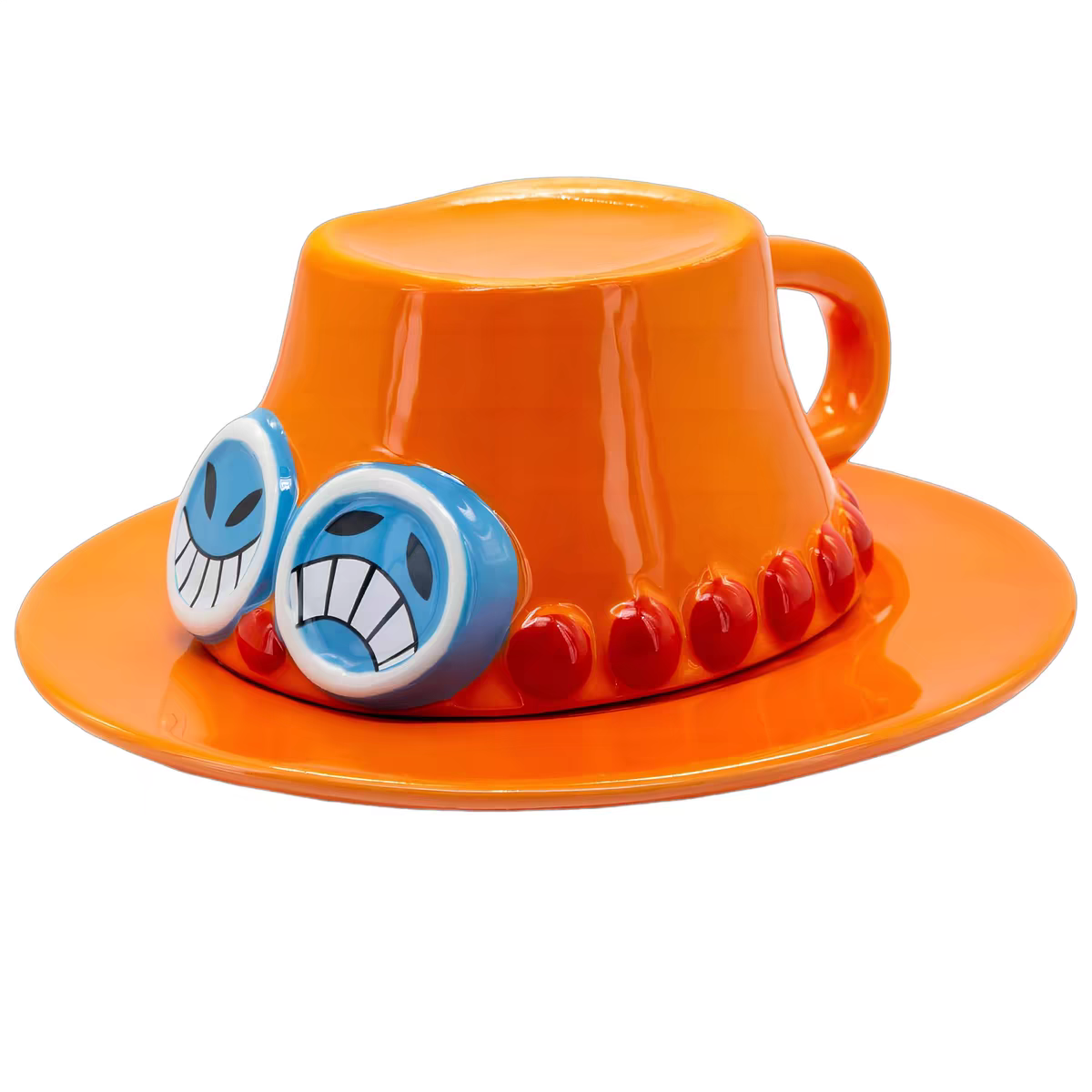 One Piece Luffy, Ace & Sabo Hat Shaped Ceramic Mug